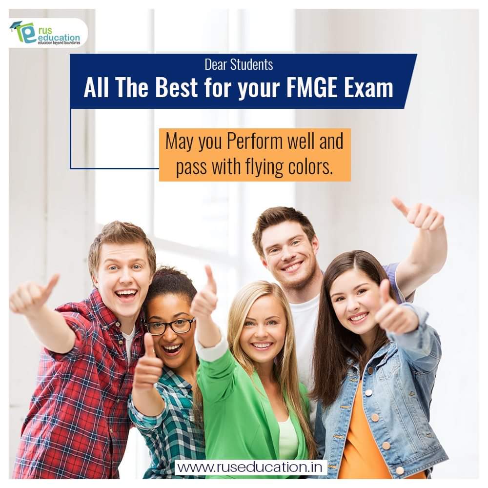 ruseduofficial's tweet photo. Believe in yourself and do your best.
Rus Education wishes all the students appearing for the upcoming FMGE examination the very best and may you come out with flying colors.
#FMGE #FMGEExam #FMGE2019 #FMGEDecember2019 #MCIScreeningtest #MCI #BestofLuck #AllTheBest https://t.co/4AkQJX9yUP