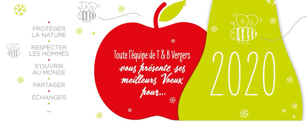Nous vous souhaitons à vous et à vos proches d'excellentes fêtes de fin d'année et une année 2020 délicieuse et fruitée !