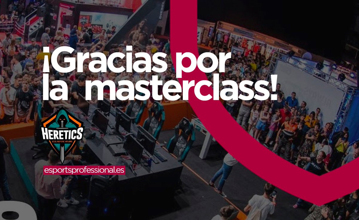 Terminamos las clases por este año con Master Class de <a href="/TeamHeretics/">Team Heretics</a>. Dejamos descansar a los alumnos hasta enero, pero nosotros seguiremos dándoos información durante las navidades acerca de la 5ª Edición.
bit.ly/2r4lAuK