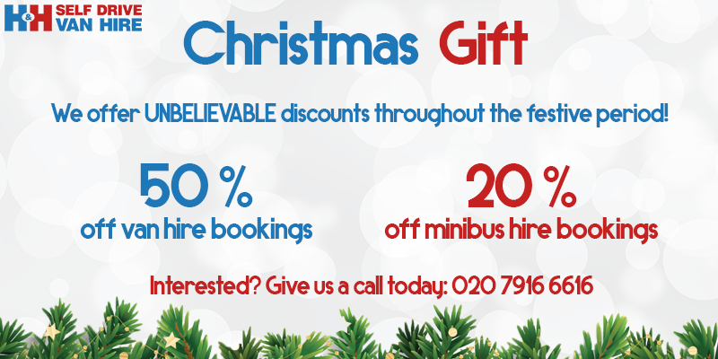 In need of a van during the holidays? Use our special offer to receive mega discounts when you hire a van or minibus! 🚛

Book today: bit.ly/2XzEmGm