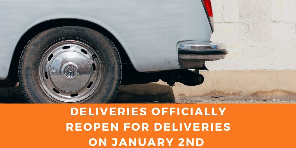 Cups_n_Stuff's tweet photo. Please take note that: Deliveries for orders will reopen officially on January 2nd. 
#cupsnstuff #cups #delivery #orders https://t.co/bRnmXmsHm5
