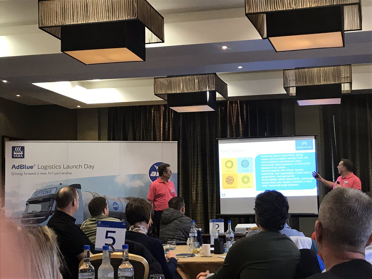 render_kim's tweet image. Yara Adblue Launch Day #yara #missionvisionvalues #collaboration #safebychoice