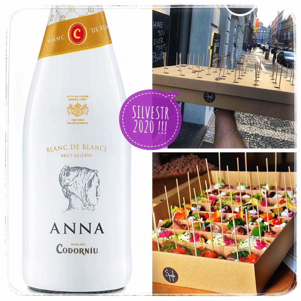Objednej na silvestra krabici špejlí <a href="/bistrospejle/">Bistro Špejle</a> a jako dárek dostaneš láhev bublin @annadecodorniuoficial !!! #bistospejle #silvestr2019 #cava