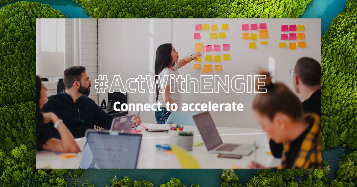 ENGIEgroup's tweet photo. The #ZeroCarbonTransition is possible thanks to the work of all the #ImaginativeBuilders that move the lines. This is why, today 1000 of our employees are gathered to connect and accelerate our vision! Let's move together and #ActWithENGIE
https://t.co/LY15pAKuaI https://t.co/A8tFIapeDK