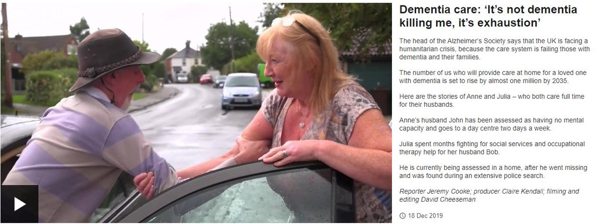 Powerful film showing 'humanitarian crisis' in social care and relatives struggling to cope caring for loved ones: shorturl.at/dhOTW. If you're looking for support about accessing care services, our helpline advisors are here for you: 020 7359 8136