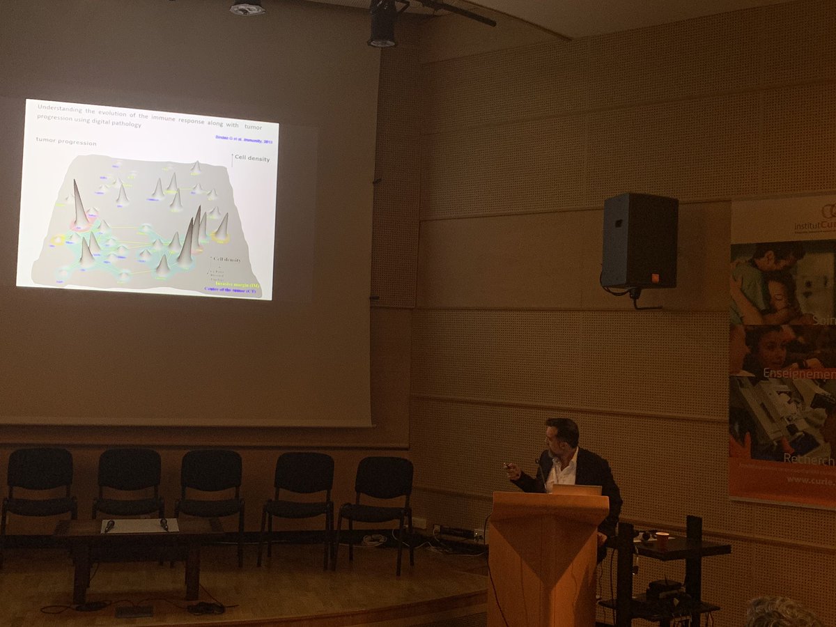 BechirBhy's tweet photo. Bright talk by @JeromeGalon clarifying the understanding of immune response evolution along with tumor progression at FITC 1st annual meeting @institut_curie   #cancer #immunotherapy https://t.co/mhASXcXRSK
