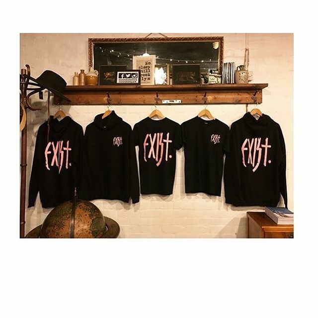 SimplePrint1's tweet photo. Pastel pink on black tees & hoods for @existskatestore pops with a white base coat. #simpleprintstudio #screenprinting #handprinted #tshirtprinter #bristol https://t.co/XisbTS1M3C https://t.co/FH7ywtvhW2