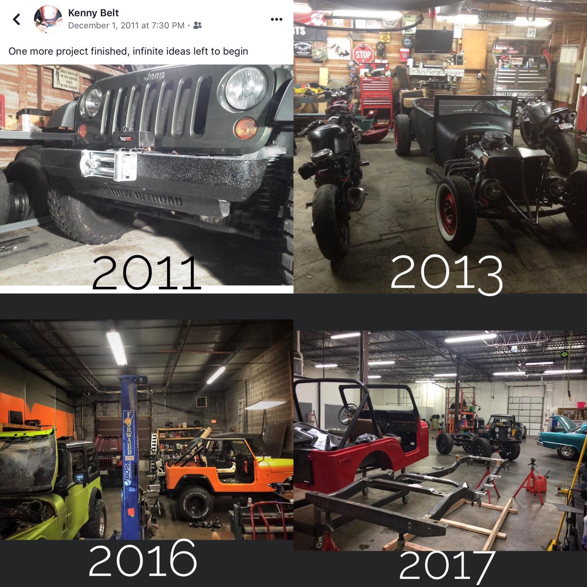 WitsEndFab247's tweet photo. From where we started to where we are. It’s been one hell of a ride!
Absolutely looking forward to what 2020 will be! Thank you all so much for your support, we couldn’t do it without ya 💯
#tbt #throwback #memories #grind #pushyourself #rideordie #hustle #goals #squadgoals https://t.co/80hJdnadlw