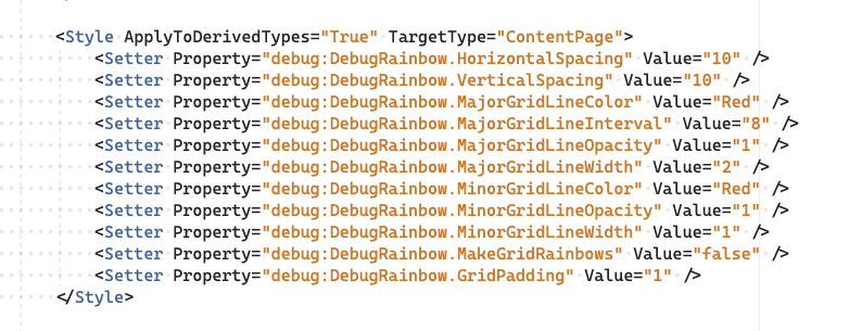 devnl's tweet photo. So you use #DebugRainbows🌈? Need some more help with all your alignment issues? Here's an upcoming feature codenamed "The Griddler", which lets you set an overlay grid with all sorts of customization options. All drawn natively, so no Skia dependency needed 🎉 https://t.co/xX68YYipTA