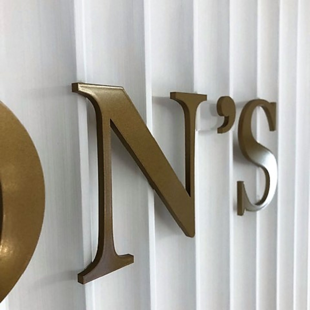 Beautiful in it's simplicity #tarasigns Penhaligon's #bespokesignage #signmanufacturer