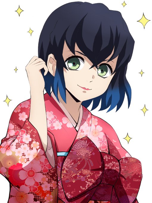 いっせいさんがTwitterに投稿した嘴平伊之助(鬼滅の刃)のイラスト。