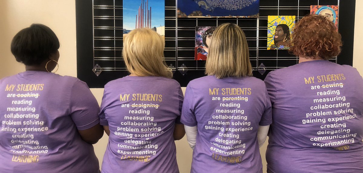 mlthrelkeld's tweet photo. Twin day! Check out those Reagan FCS teachers! #becauseadultingishard #ReaganFCS @bynum2009 @NCFCSEd https://t.co/4VpBkzxA7A