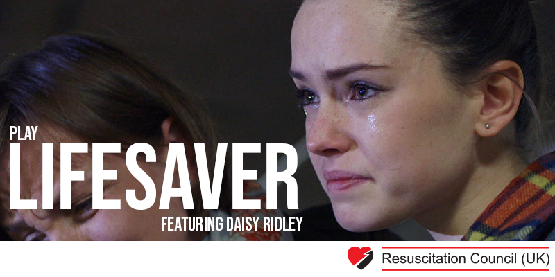 ResusCouncilUK's tweet photo. You don't have to be a Jedi to learn how to save a life! Star Wars' Daisy Ridley stars in Lifesaver, our interactive game that will teach you lifesaving CPR skills. https://t.co/PBewfP87vq https://t.co/TWXKeXwXd3