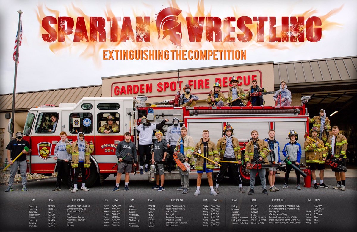 ELANCOSD's tweet photo. Here are the schedules for the 2019-20 GS Wrestling Team! Senior high teachers, there are copies for to post in classrooms for your students to see! https://t.co/LKTT7D3Azm
