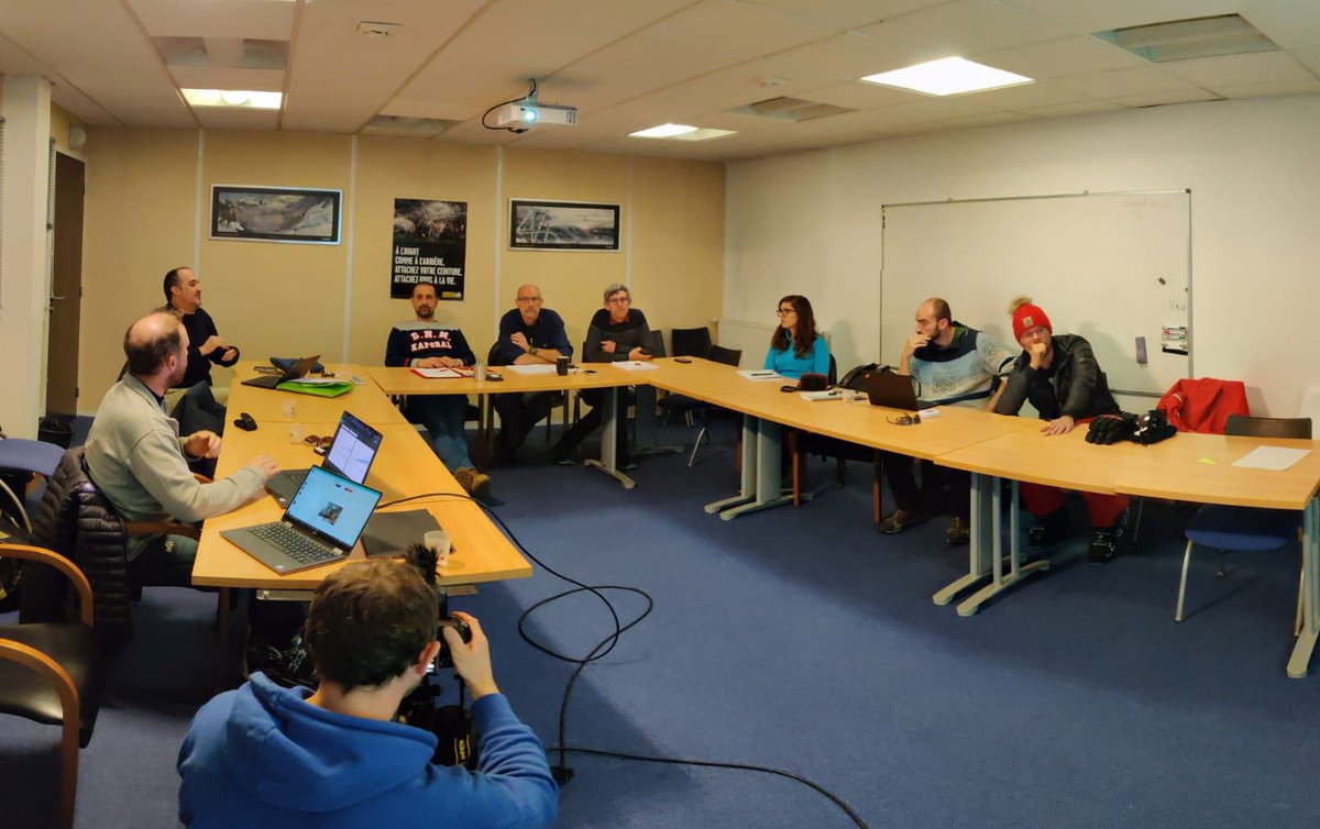 Despite the cancellation of #RCMM2019, ongoing work with the pilot #ski resort <a href="/LaPlagne/">La Plagne</a> to assess the usefulness of the <a href="/PROSNOW_EU/">PROSNOW</a> service in real time for the past two months.