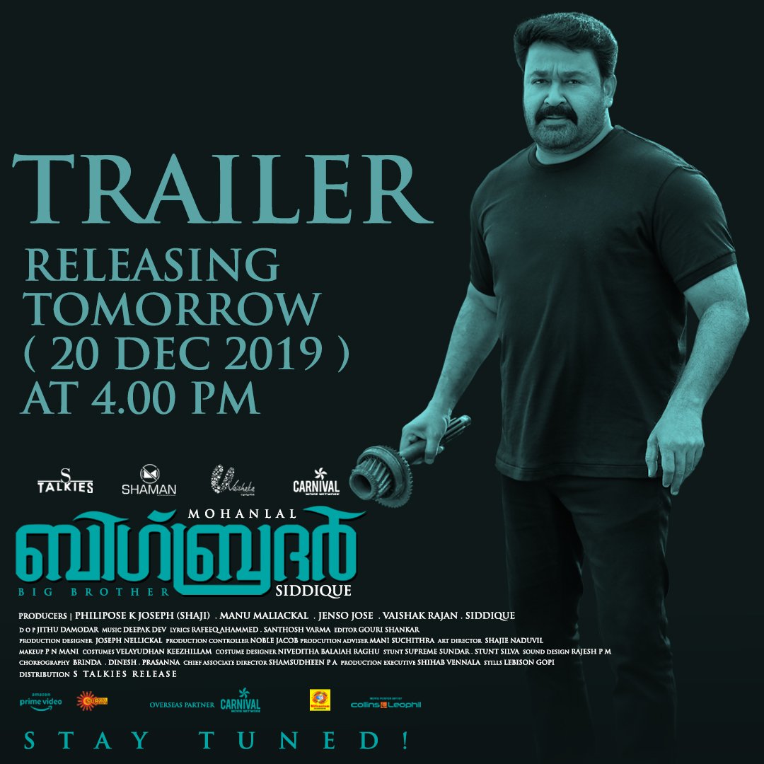 Mirnaa_FC's tweet photo. Our wait to see our Queen @mirnaaofficial gets over. Waiting to see you in #BigBrotherTrailer releasing tmrw mam 😍🔥 #Mirnaa #Mohanlal #BigBrother https://t.co/j5jdXJzm17