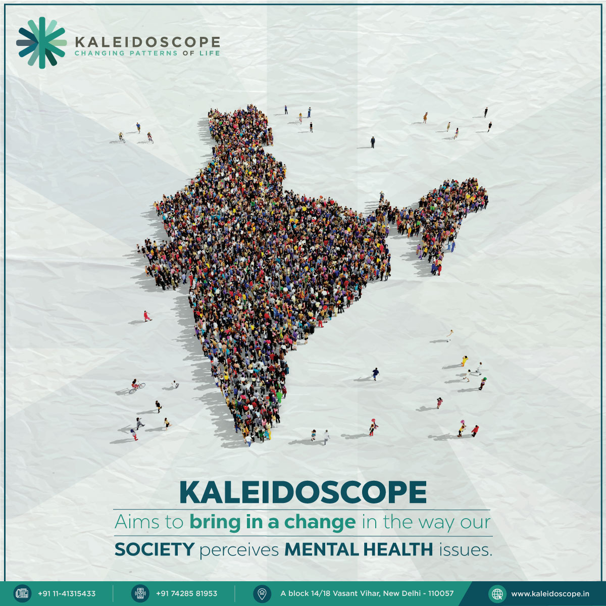 Our society is in dire need of an awakening, for mental well being and mental health.

#kaleidoscope #changingpatternsoflife #changingpatterns #mentalwellbeing #mentalhealthawareness #counseling #mentalhealthsupport #counselling #therapy #mentalhealth #selfcare #counsellor
