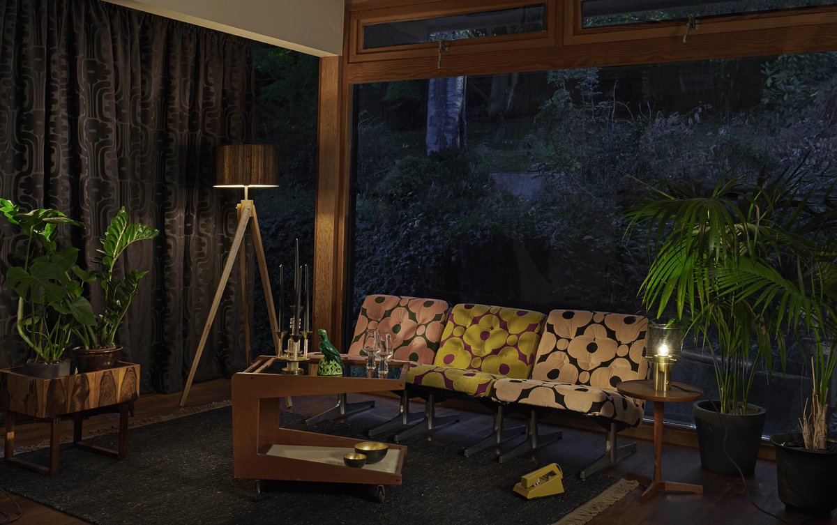 Liven up your home this winter with @OrlaKiely retro inspired  fabric collection, rich in colour, texture and pattern.