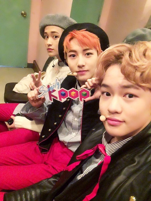 170311beret brothers renjun and mark ft. cutie chenle