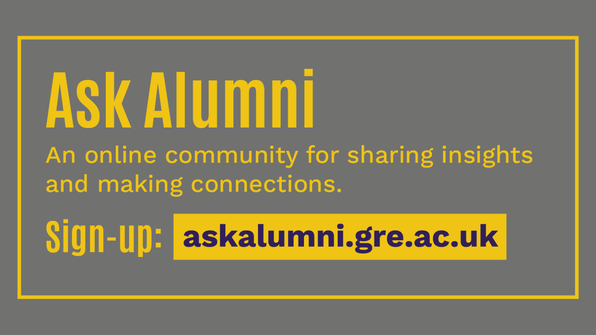 GreenwichAlumni's tweet photo. We're delighted to announce the launch of Ask Alumni, a brand-new online community for @UniofGreenwich alumni!
Share insights, make connections and grow your network. Join Ask Alumni today!
Sign up here ๐ https://t.co/hJILDLVVdi ๐ #GREGrads #AskAlumni #ProudToBeGRE https://t.co/LAHLpngciN