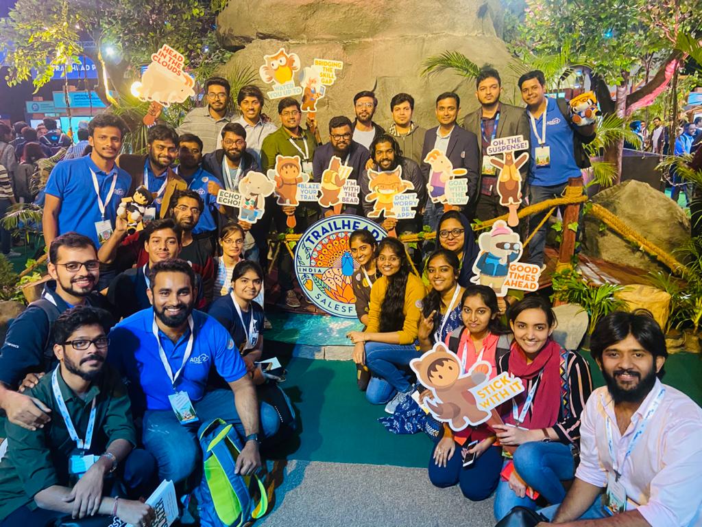 J_Ansh's tweet photo. Absyz at #TrailheaDX @absyz @salesforce https://t.co/vA2scPjBXt
