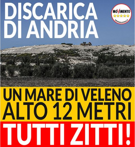 andria5stelle's tweet photo. Michele #Coratella #M5S: "Ieri abbiamo denunciato la gravissima situazione della discarica di San Nicola la Guardia, chiusa nel 2017 grazie al #MoVimento 5 Stelle.
https://t.co/g66U0Bgo9m
@TgNorba24 @Puglia_M5S @ansa_ambiente @OndaUrtoAndria @DinoGiarrusso https://t.co/KttkLxpVGW