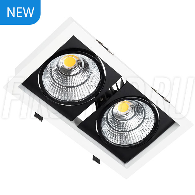 firstled's tweet photo. Да, это мощно! Это 50 Ватт! Двойной встраиваемый светодиодный светильник KARDAN 2x25W (152mm) со световым потоком 4800 Люмен. #architecturallighting #modernlighting #СветодиодныйСветильник #ДизайнерскийСвет #ПервыйСветодиодный #FirstLED #СветодиодноеОсвещение #светильник https://t.co/7mulfG7dQy