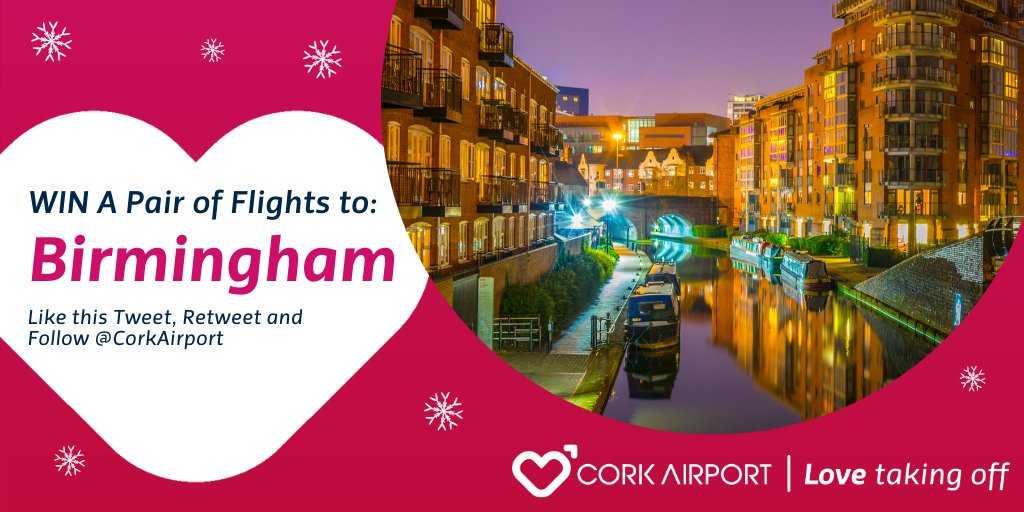 CorkAirport's tweet photo. Have you entered yet? 🎄🎅

Like, Retweet and Follow @CorkAirport to win a pair of return flights from @CorkAirport to Birmingham with @AerLingus Regional (operated by Stobart Air).

#LoveTakingOff

Winner picked tomorrow. T&amp;C's apply: https://t.co/4h5KuK8zpw https://t.co/tdo6VqgusT