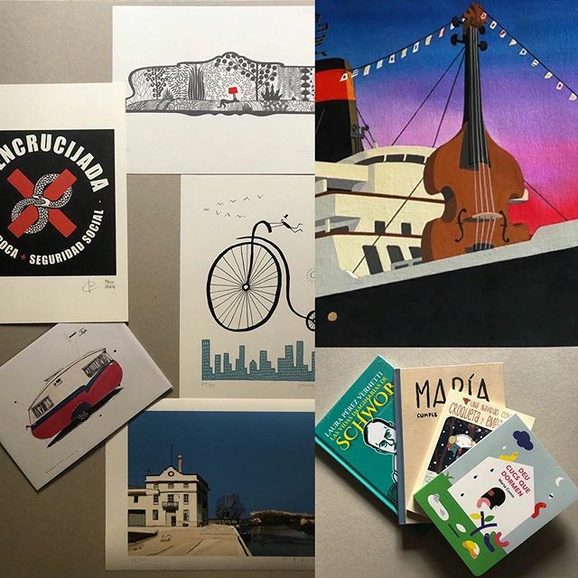 Obra gráfica, libros y obra original que puedes consultar. Todo esto a partir de mañana en <a href="/lasnaves/">@lasnaves</a> Centre d'Innovació en el Festival Design Market 
ift.tt/2LPmh27 
No te lo pierdas!!
Ademas, recuerda poner #ENVIOGR#  en ift.tt/2PEwiBL y regala arte esta nav…