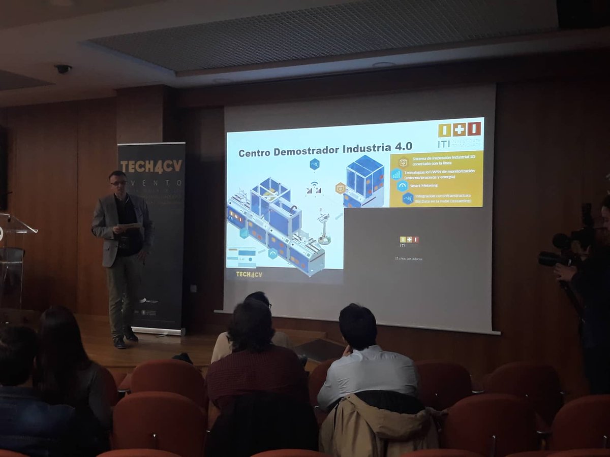 Inndromeda's tweet image. Es el turno de los #demostradores y #pilotos para conocer las diferentes experiencias sobre la implantación de las tecnologías en las empresas 
#TECH4CV #Workshops