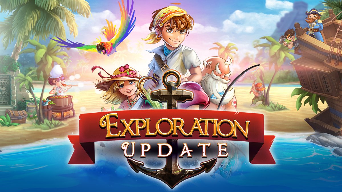 The day has finally come and we officially release our "Exploration Update" with a ton of improvements for Stranded Sails! Once again, we can’t thank you all enough for all the feedback.
Read more about the update: bit.ly/2sM8K4J

#retweet appreciated
#indiegames #gaming