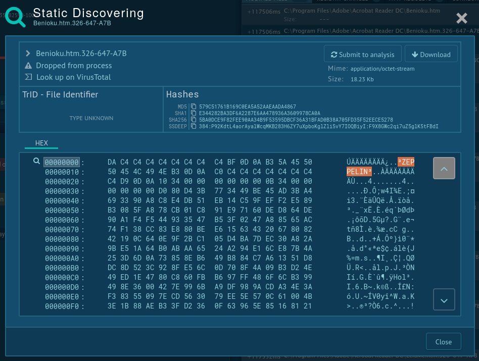 Any Run Also Don T Forget About Anyrun S Static Discovering As You Can See Zeppelin Aka Buran Ransomware Adds Zeppelin At The Beginning Of The Encrypted Files T Co 7elqzpwf9s