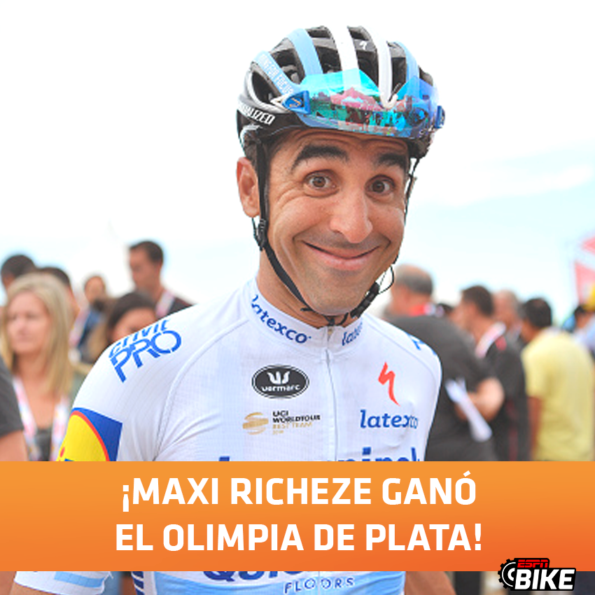 ESPNCiclismo's tweet photo. #ESPNBike En Argentina, ¡Maxi #Richeze fue distinguido con el #Olimpia de plata! En la terna también estuvieron nominados Leandro #Bottasso y Sofía Gómez #Villafane. 👏🇦🇷 @MaxRicheze https://t.co/qH133MjoZW