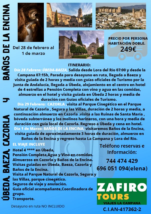 ¿Nunca has podido verlos tan de cerca? 

🌲 El Parque Natural de Cazorla, Segura y Las Villas te da una experiencia única.

Ciervos, muflones, gamos, cabras montesas, buitres leonado...🦅🐐🦌  

¡No te lo pierdas y haz ya tu reserva! 

📞696 051 094 ó 744 474 429📞