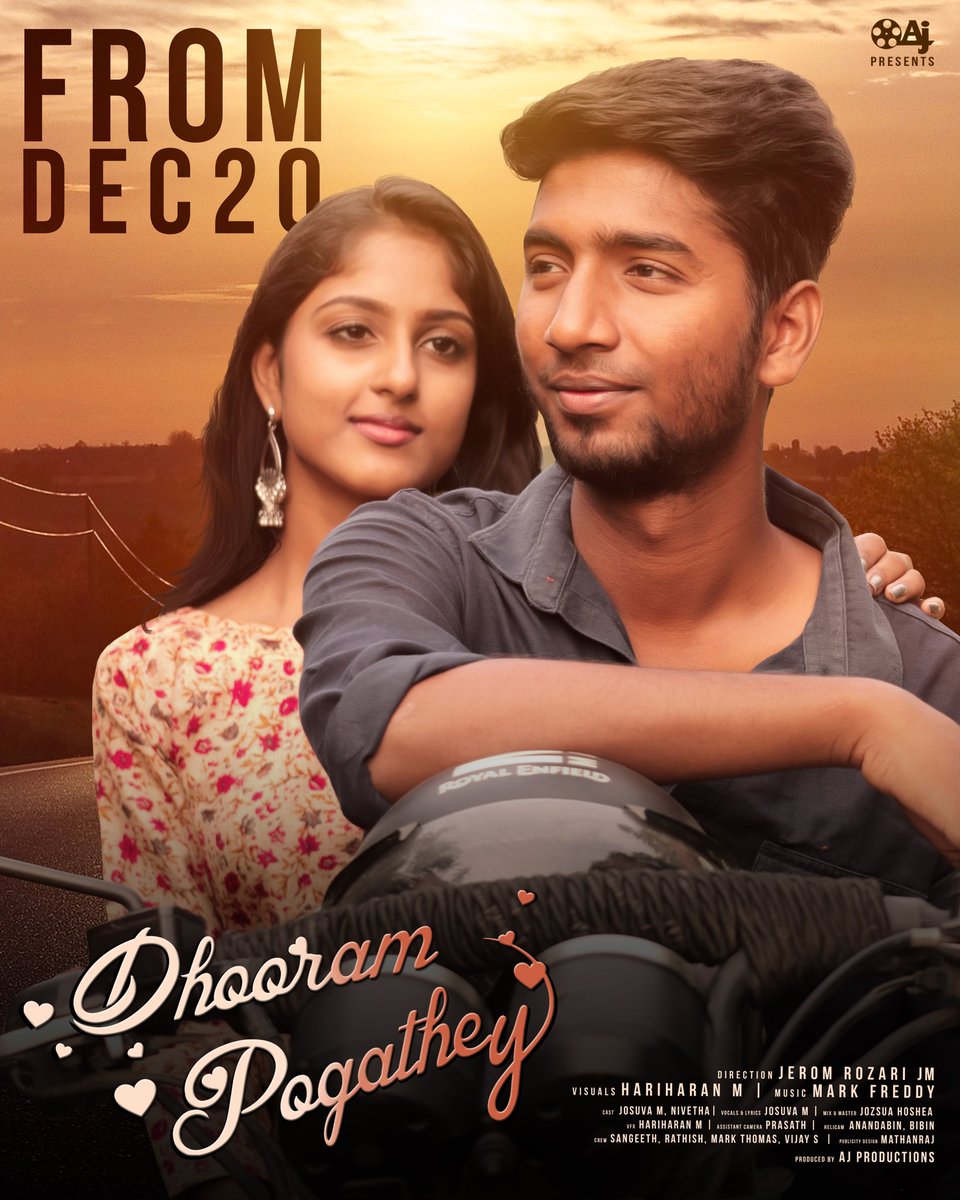 hariharan__offl's tweet photo. Here is My Next Project #DhooramPogathey Music Video Releasing on Tomorrow 6:30 Pm in #AJCreations
.
I have done #cinematography - #Editing - DI Colouring
#Hariharan_Visual #Hariharan_Visuals #HariharanVisuals #Editor_M_Hariharan #Hariharan_Vfx #Hariharan_Marappan #Hariharan_M https://t.co/xXXetiHBp5