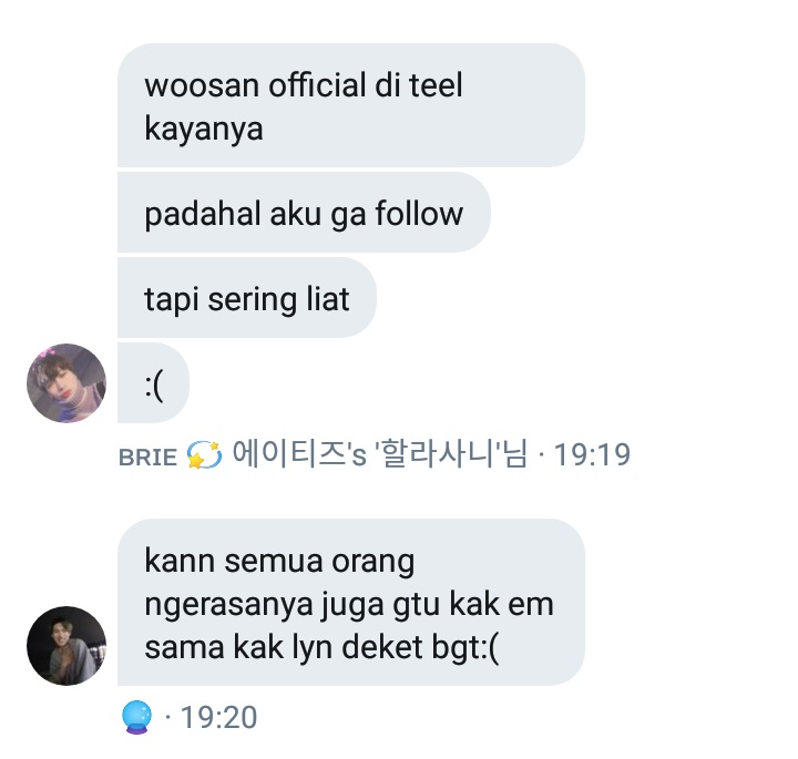 seongstar98's tweet photo. Kita sedeket itu sampe dibilang kayak woosan @macloudroni ✋👁️👄👁️ yah tapi emang sedeket itu sih #emilyn https://t.co/uIRtsUcHHP