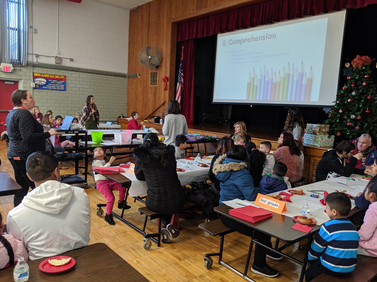 K-1 Breakfast w/Buddies.  Thank you to @KeyportELA for providing our parents with this opportunity to learn more about FUNdations.  #kcspride