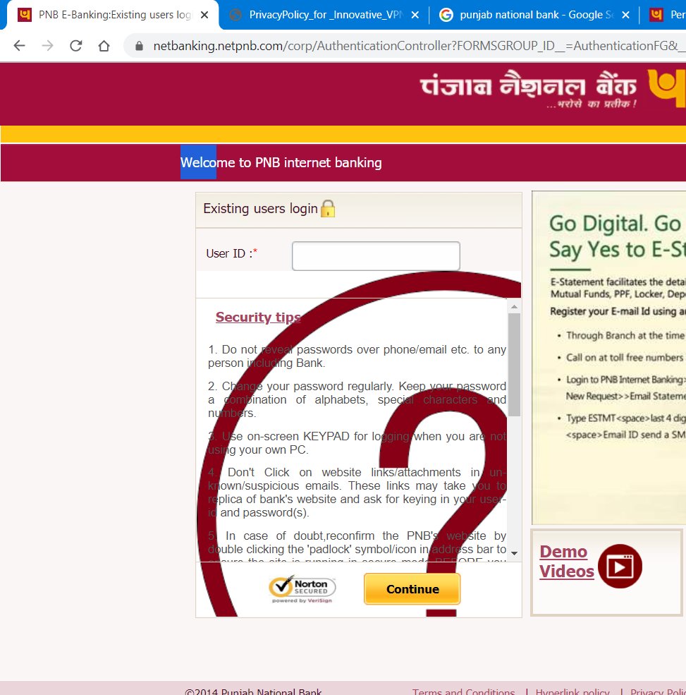 Punjab National Bank On Twitter Rohitag32790891 Sir Kindly Delete Cookies From Your System And Then Try It Will Work Fine Twitter