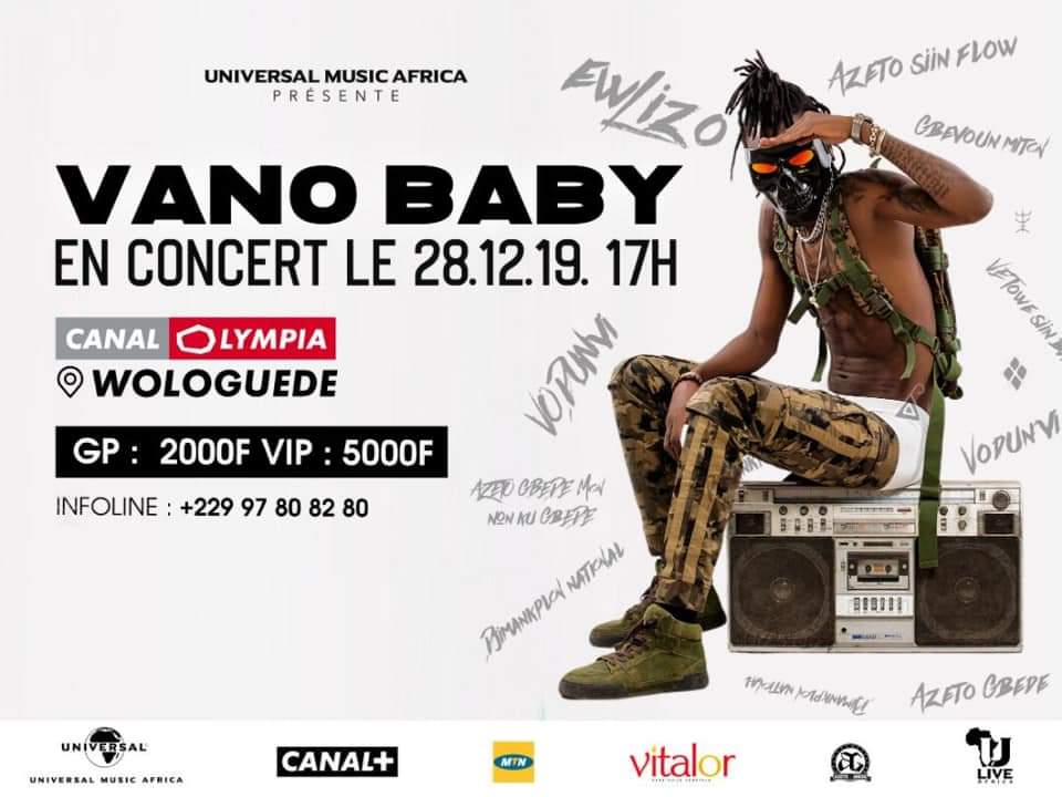 chezmoiaubenin's tweet photo. #VANOBABY en concert le 28 décembre 2019 #chezmoiaubenin.
#AzétoGbèdéMusic 🦉 🦉 🦉 https://t.co/3tdD94OrVT