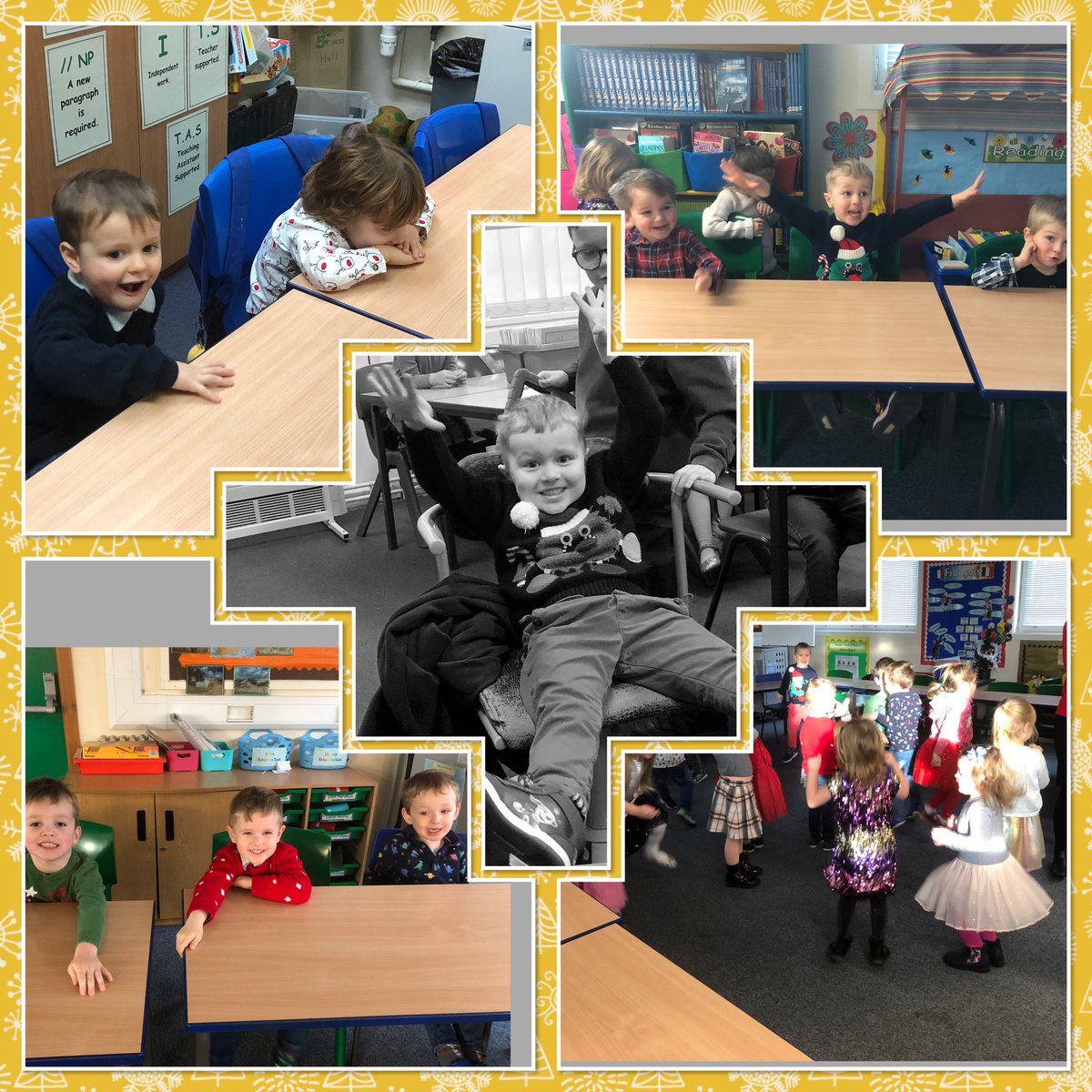 JamesBrindleyPS's tweet photo. While the rest of the school are away, Nursery have come out to play! #everyclassroom #littlevisitors #futureheadteacher? https://t.co/yXJGxOLkuc