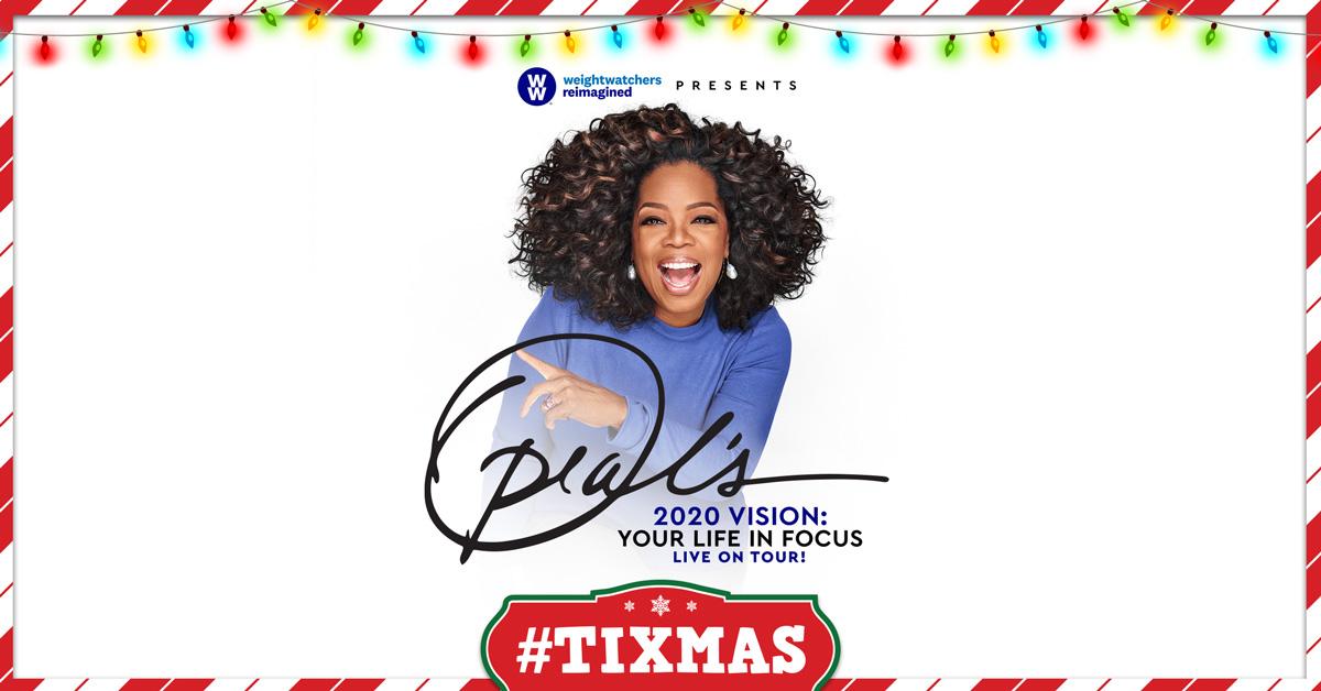 LiveNationNYC's tweet photo. Have a holly, jolly #Tixmas!
Enter here for your chance to win two tickets to WW Presents @Oprah's 2020 Vision: Your Life in Focus at @barclayscenter on Saturday, February 8! Enter here: https://t.co/Kg2zBfAXFO https://t.co/tj9uDWtpy6
