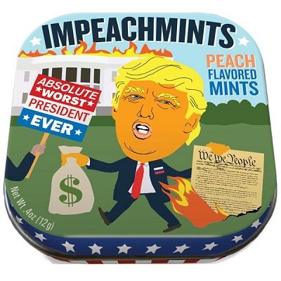 WaterstonesPicc's tweet photo. A great gift, terrific, the best! Very popular today, can't think why. #Impeachmas #impeachmints https://t.co/xEo9C6rOUJ