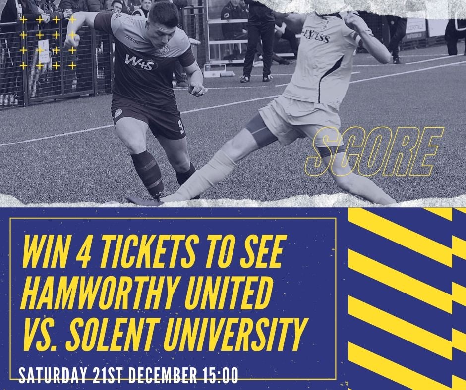 HamworthyUtdFC's tweet photo. WIN: Want to win 4 tickets to this weekend's match - Head over to @team_jobs Facebook page...

 https://t.co/hNrHu82cOz

The #Hammers ⚒️of #Poole https://t.co/URjEGCiCP4