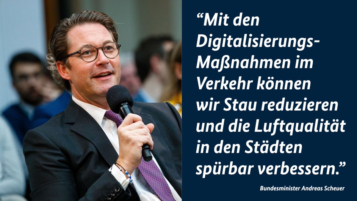 #SaubereLuft 
Heute hat Bundesminister @AndiScheuer #Zukunftschecks in Höhe von rund 200 Mio 💶für die #Digitalisierung von Verkehrssystemen überreicht. Mit dabei:  
➡️ intelligente Verkehrslenkung 
➡️ On-Demand-Shuttledienste 
➡️ smarte Ampeln 🚦