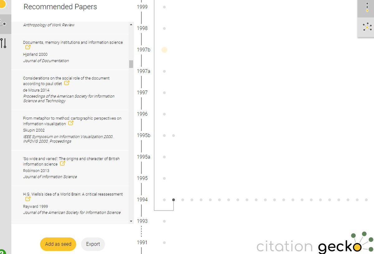 hls1138's tweet photo. @arthurperret @neuromancien @henry Un peu trop dépendent des DOI (pas toujours présents) et de Microsoft Académie pour le second mais ce sont des bonnes alternatives par rapport au crawling sur Wos ou GScholar qu'on à déjà fait. le concept de l'UI en "arbre" temporel est très pratique... https://t.co/F1Nkj9s1uT