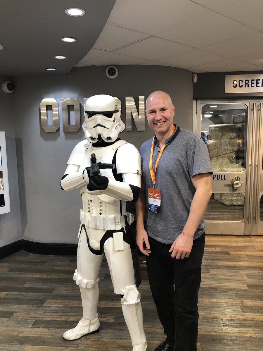 RabbitArmitage's tweet photo. @SNSLtd enjoyable day at another SNSLive event. Great speakers and information.
Thank you to SNS’ own baby Yoda for the invite Lee Douglas
#SNSLive #riseofskywalker https://t.co/pW9TJR3zI8