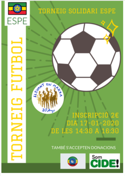 CIDEcooperativa's tweet photo. L'alumnat de 4t d'ESO A i PRAQ col·labora amb l'ONG Llevant en marxa i estan organitzant un torneig de futbol per recaptar doblers. Serà el dia 17 de gener a les 14.30 h. Vos hi esperam a tots! #solidaritat #llevantenmarxa https://t.co/AKA4G3a5iH