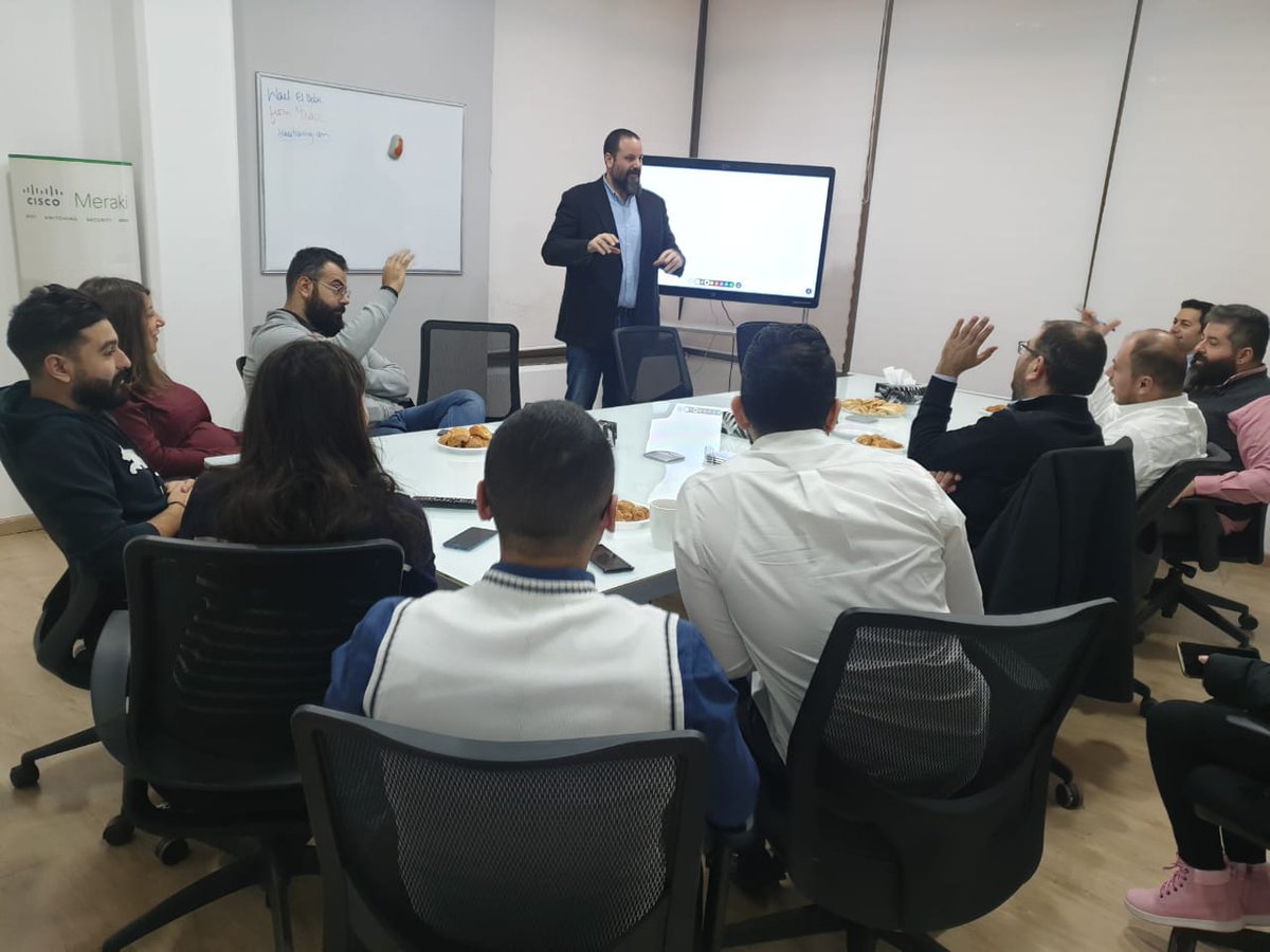 LogicomDisti's tweet image. #HappeningNow: A Logicom Cisco soft skills partner enablement training is under way in our #Lebanon #LogicomDemoCafe!
#LogicomCisco #LogicomEvents #WeAreCisco