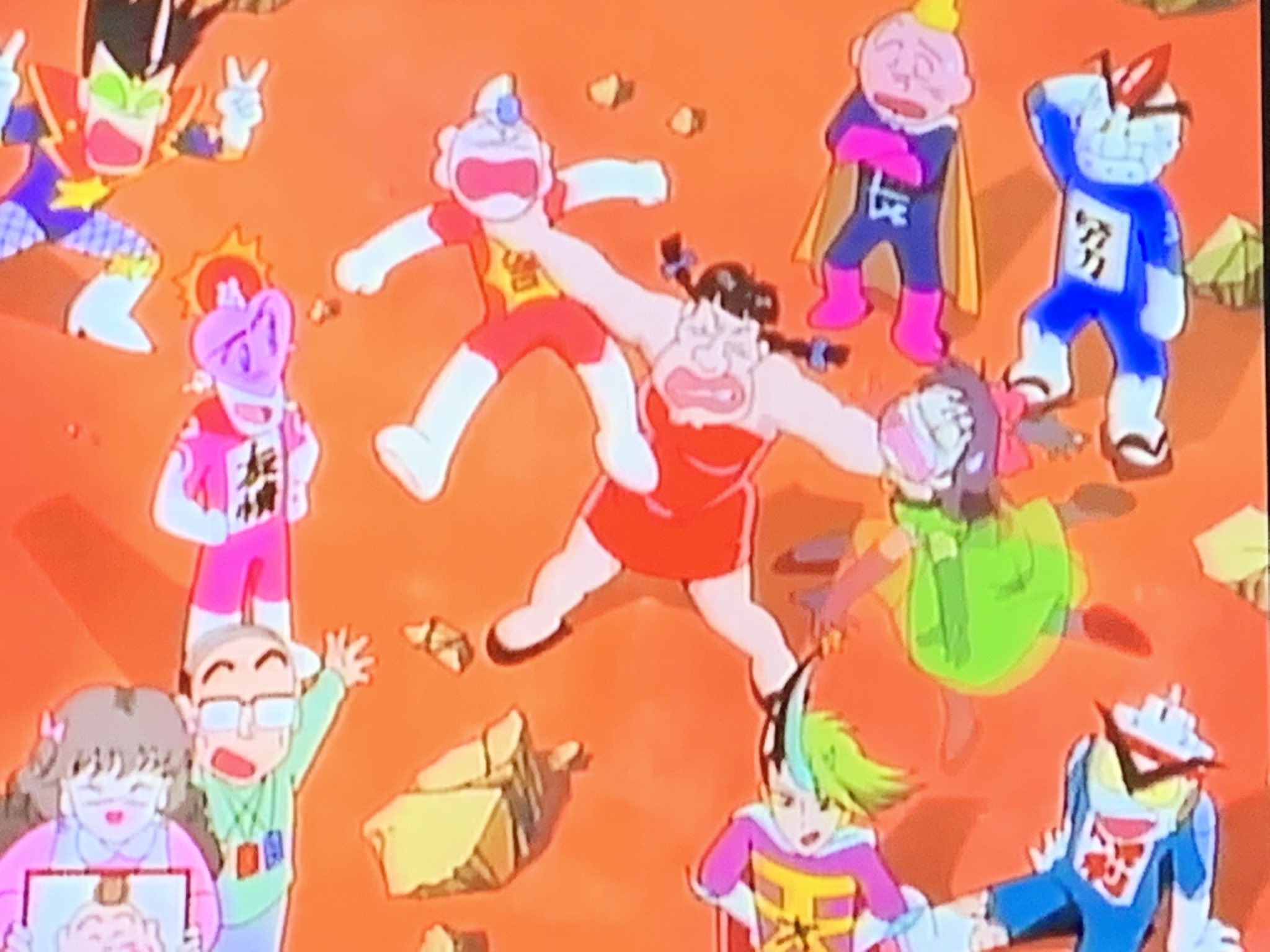 すばる あすか Exe 彡 世直しマンを撃退して アニメは終わってしまった この続きをアニメで やって欲しかったなぁ でも面白かった ありがとうラッキーマン ラッキーマン