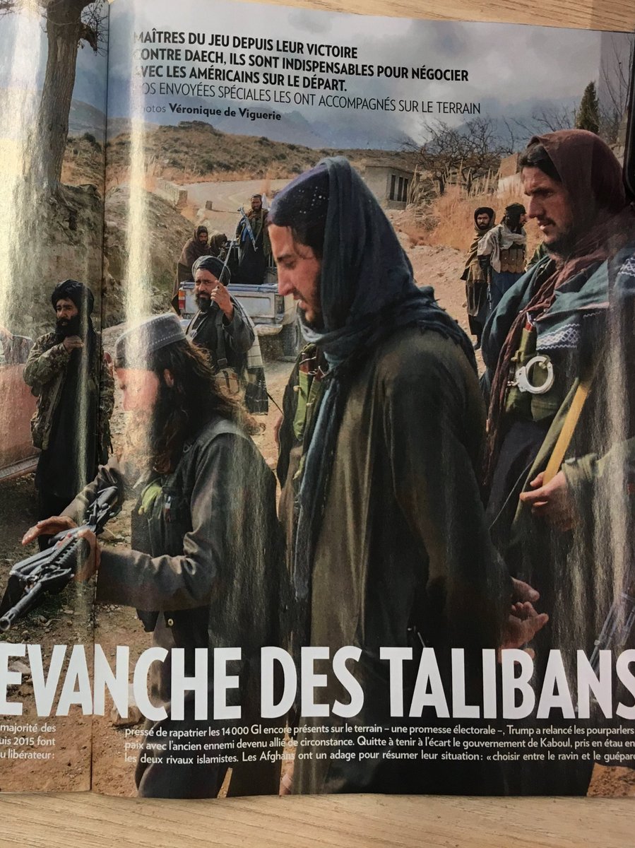 Article très intéressant et impressionnant dans @ParisMatch de cette semaine. Les deux envoyées spéciales sont parties à leur rencontre. Photos de @vero2v et @manonquerouil 👏 « La revanche des talibans » Ceux qui continuent de lutter contre les combattants de #Daech